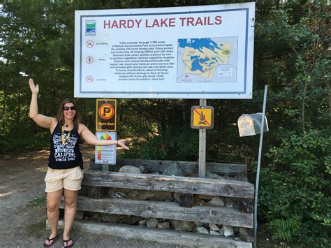 Hardy Lake Trail Map Canvas Ville