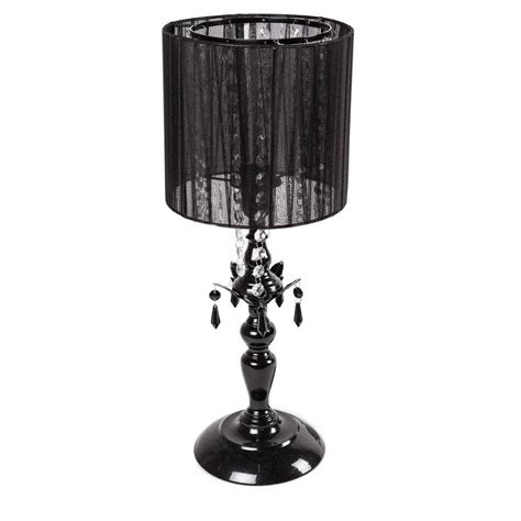 Tadpoles 20 In Black Chandelier Table Lamp With Drum Shade Ctlash020
