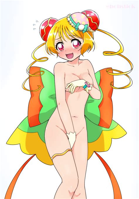 cure yum yum delicious party precure precure highres tagme 1girl blush nude image view