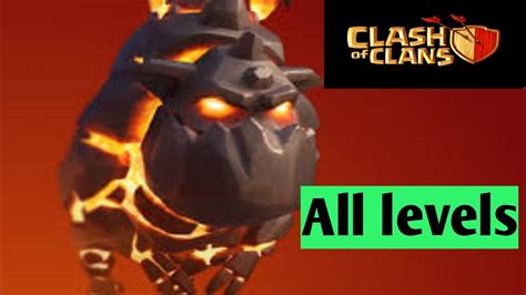 All Lava Hound Levels Clash Of Clans Youtube