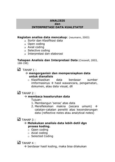 Contoh Analisis Data Kualitatif Dan Kuantitatif