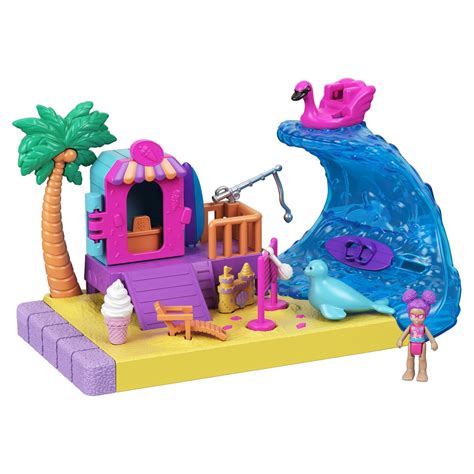 Polly Pocket Pollyville Sunshine Beach Playset