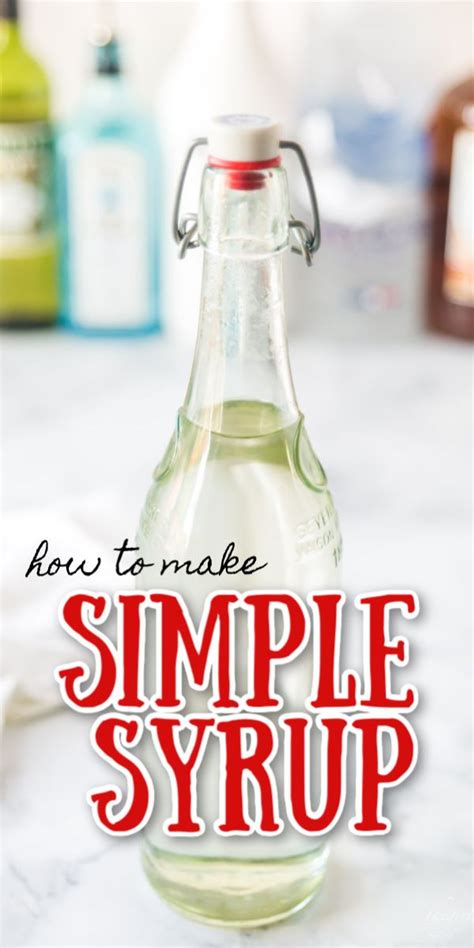 How To Make Simple Syrup Artofit
