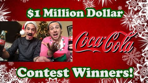 1 Million Dollar Coca Cola Contest Winners Youtube