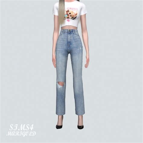 Ripped Jeans Tt At Marigold Sims 4 Updates