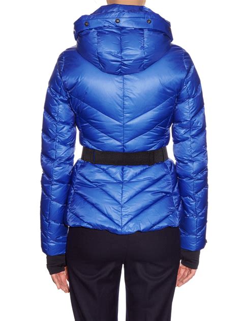 Lyst Moncler Grenoble Malawy Coyote Fur Trim Quilted Down Ski Jacket