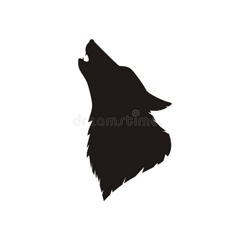 Howling Wolf Silhouette