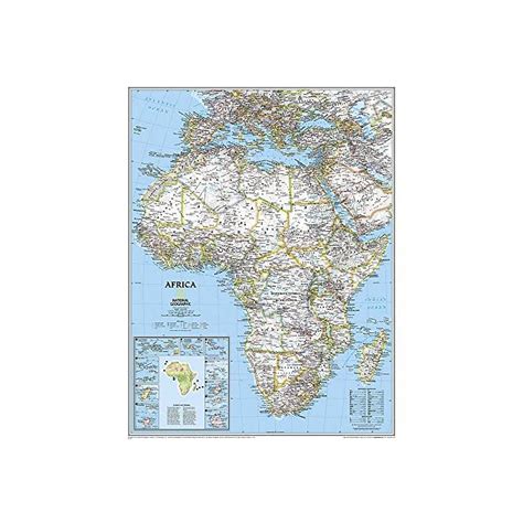 Buy National Geographic Africa Classic Wall Map Laminated 24 X 30