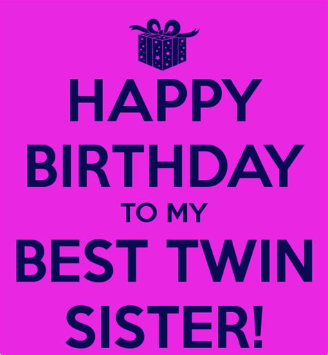 Happy Birthday Twin Sister Quotes Birthdaybuzz