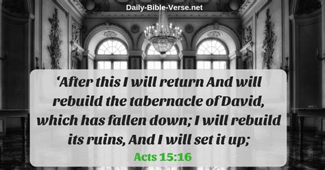 Daily Bible Verse End Times Acts 1516 Nkjv