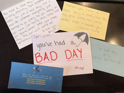 Open When Youve Had A Bad Day Open When Letters For Boyfriend Diy