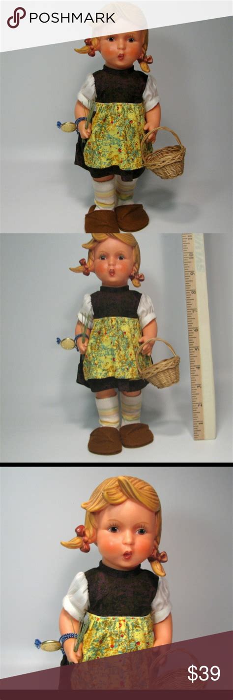 hummel goebel doll rubber jointed 11 inch goose gi dress with socks rubber dolls