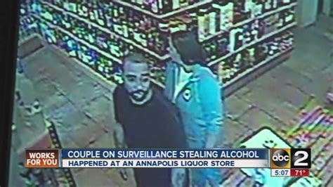 Couple Caught On Tape Stealing 2000 In Alcohol From Annapolis Store Youtube