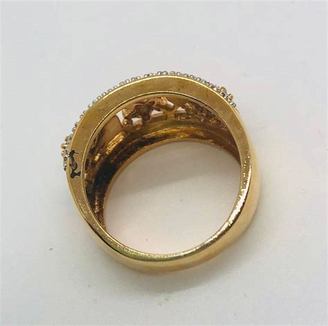 Sterling Silver 18k Gold Vermeil Gemstone Ring Ruby Emerald Etsy