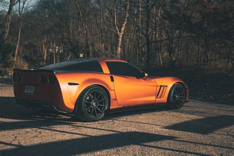 Atomic Orange Procharged C6 Photoshoot Corvetteforum Chevrolet