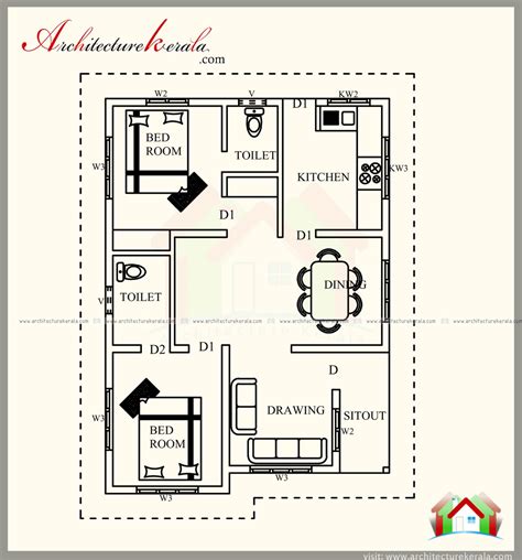 700 Square Feet Kerala Style House Plan Architecture Kerala