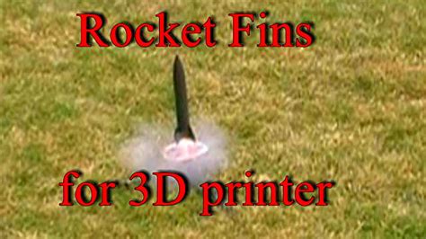 Model Rocket Fin Design For 3d Printing Two Minutes Of Science Youtube