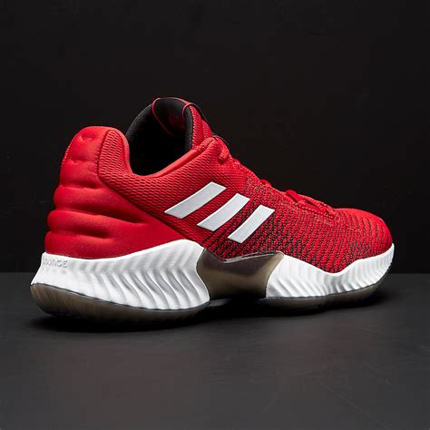 Mens Shoes Adidas Pro Bounce 2018 Low Power Red B41868