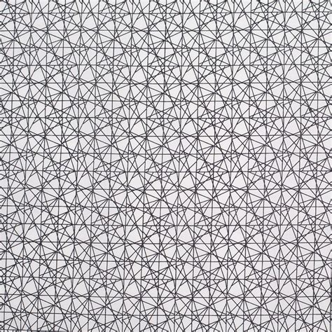 Blackwhite Abstract Geometric Stretch Cotton Print Geometric