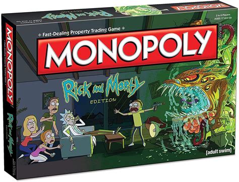 Usaopoly Monopoly Rick And Morty Figura Monopoly Rick And Morty