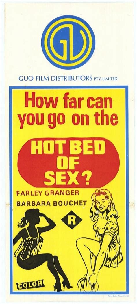 Hot Bed Of Sex Poster Film In 11 X 17 Cm X 28 Cm 44 Farley Barbara Bouchet Granger Amazon It