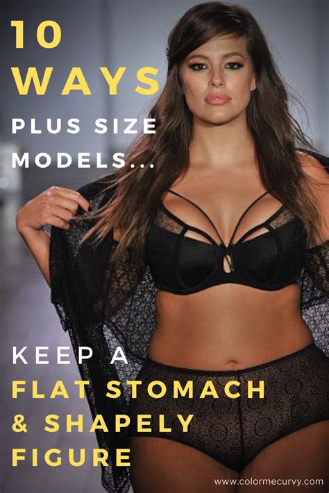 10 ways plus size models keep a flat stomach and shapely figure plus size workout for flat