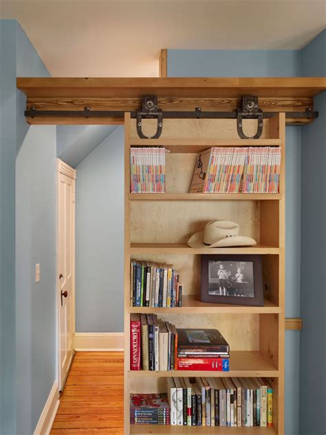 Sliding Bookcase Door Foter