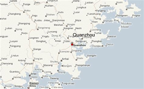 Map Of Quanzhou Travelsmapscom