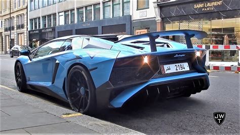 Supercars In London Part 32 Baby Blue Aventador Sv Turqoise M4