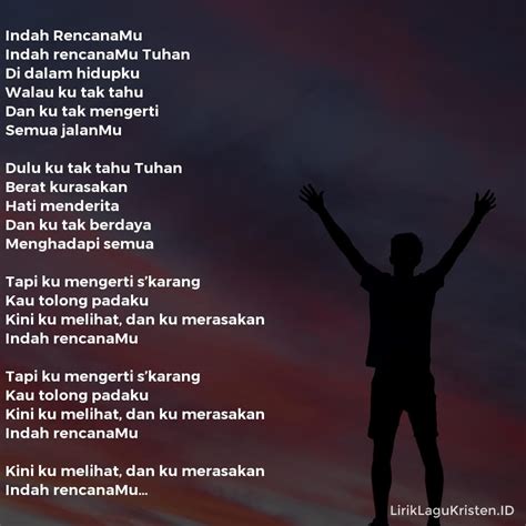 lirik lagu indah rencana mu tuhan