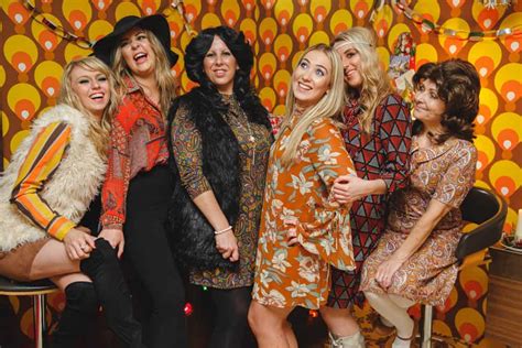 a real 70 s inspired christmas party christmas event photography