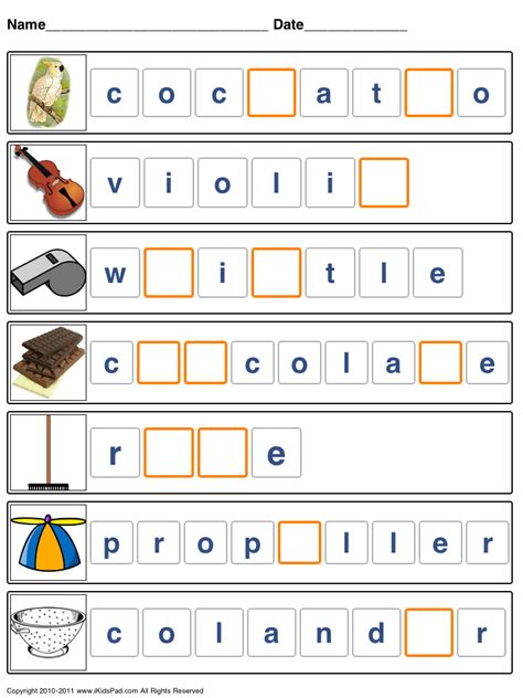 Beginner Spelling Worksheets For 5 Year Olds Kidsworksheetfun