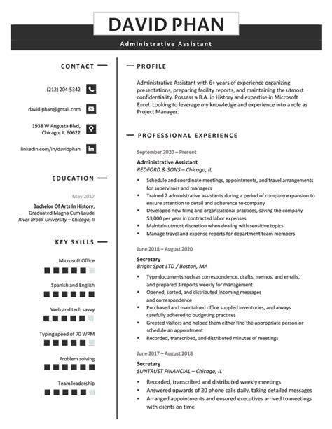 Best Resume Layout Examples For