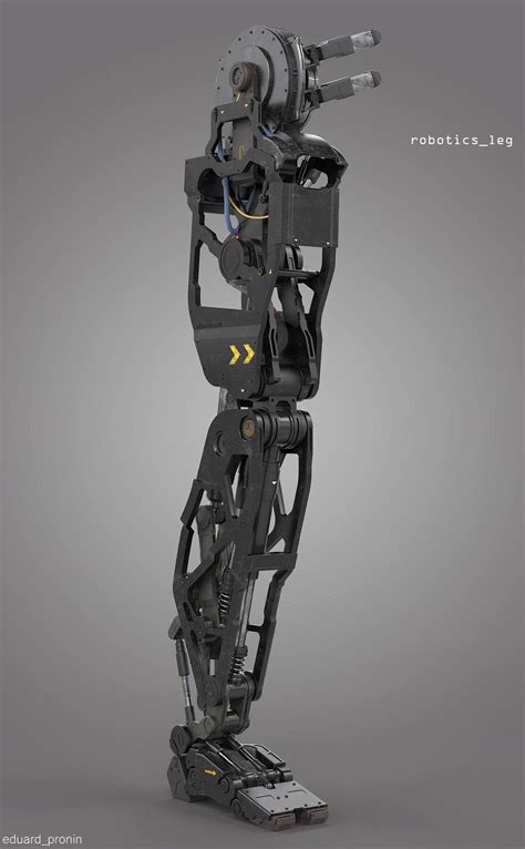 Robotics Leg 3d Concept Design For Visual Arts Industry By Eduard