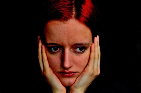 Head In Her Hands Free Stock Photo Public Domain Pictures