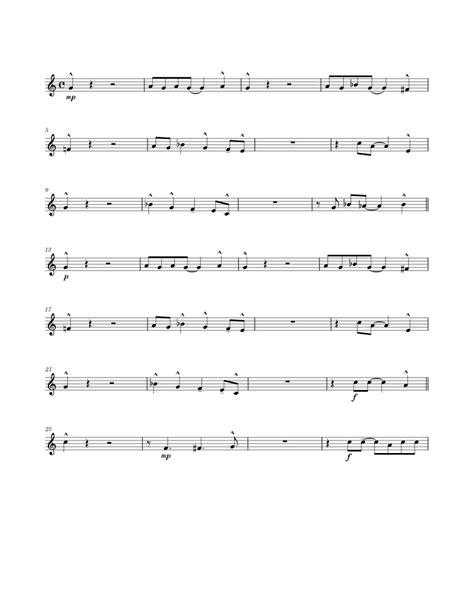 Basies Blues Jim Snidero Sheet Music For Trumpet In B Flat Solo