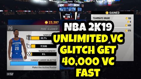 Nba 2k19 Unlimited Vc Glitch 100 Working Get 40000 Vc Fast Youtube