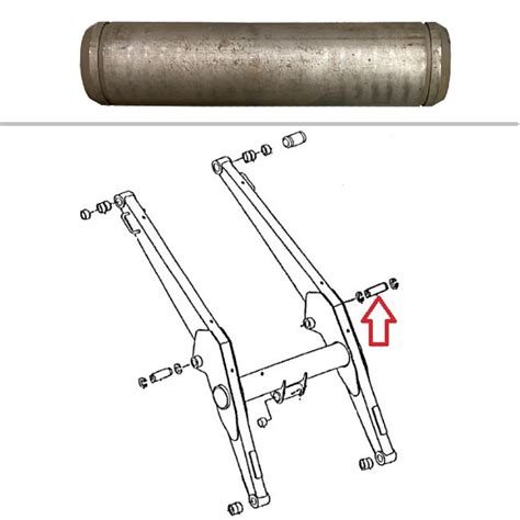 Jd Loader Lift Cylinder Pin Rod End To Frame Left T151953