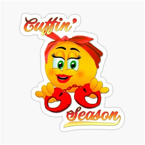 Sexy Emoji Girlemoticon Cuffing Season Sticker By Gambeeno Redbubble
