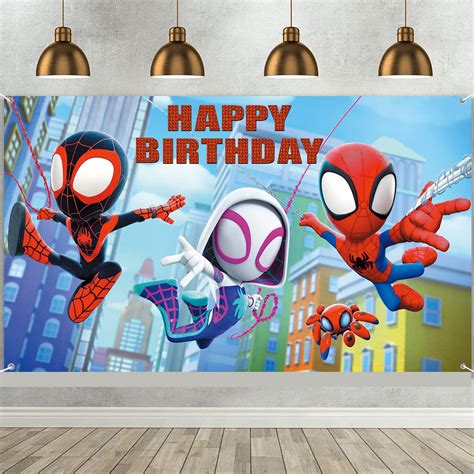 Buy Spider Man And His Amazing Friends Birthday Decorations Spidey And
