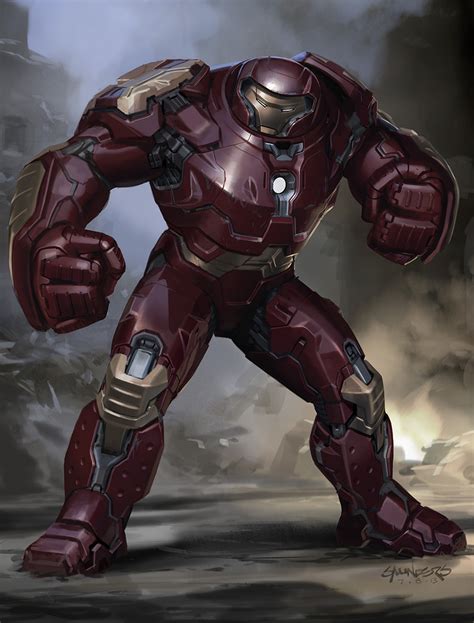 Avengers 2 Concept Art Hulkbuster