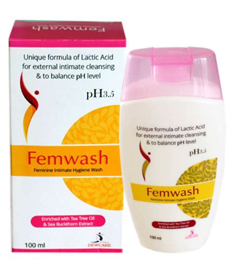 Femwash Feminine Intimate Hygiene Wash Intimate Cleansing Liquid Ml Pack Of Buy Femwash