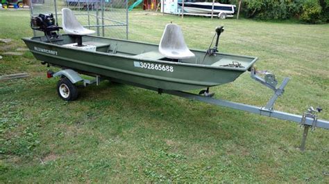 12ft Alumacraft Flat Bottom Jon Boat For Sale In Gallatin Tn Offerup