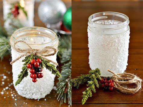 Mason Jar Christmas Centerpiece 16 Modern Easy Diy Ideas Dining And