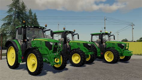 John Deere 6r Series 135 155r V100 Modailt Farming Simulator