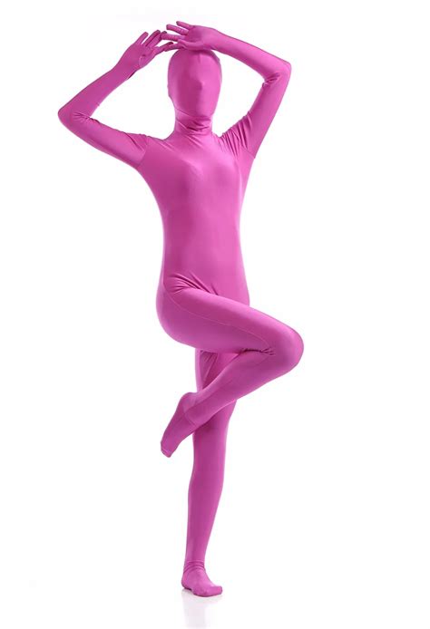 Ensnovo Women Lycra Nylon Spandex Zentai Custom Skin Suit Adult Full Body Tights Halloween