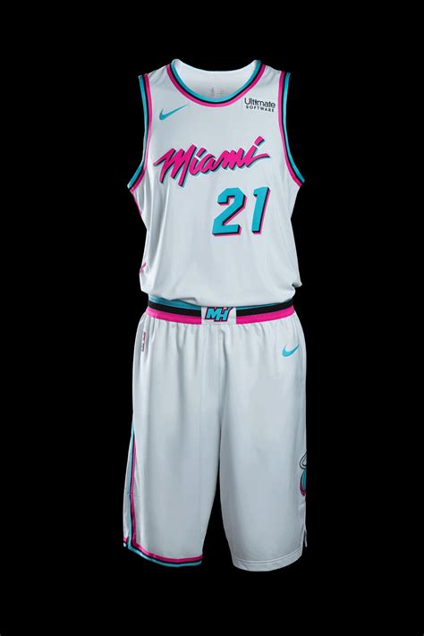 The heat compete in the national basketball association (nba). For their newest uniforms, the Miami Heat go Miami 'Vice' — The Undefeated