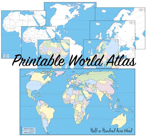 Printable World Atlas World Geography Geography Map Geography