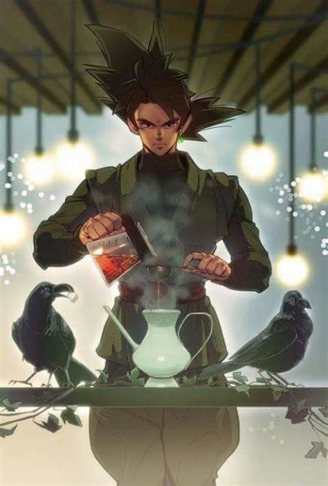 Black Goku Is Makeing Tea Would You Like Some Dragonballz Amino