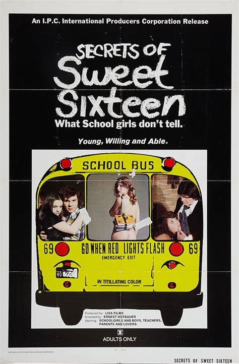 Secrets Of Sweet Sixteen 1973